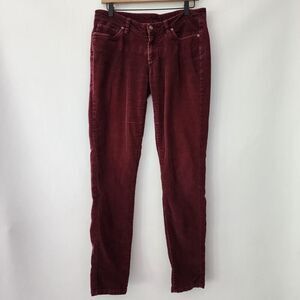 Patagonia Corduroy jeans‎ pants plum purple red Organic Cotton womens size 28